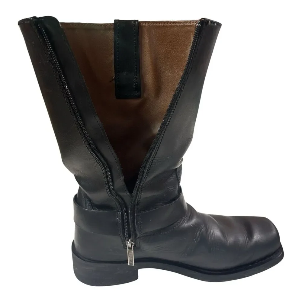 Harley Davidson Iroquois Hi D97386 Men’s 10.5 Leather Harness Motorcycle Boots